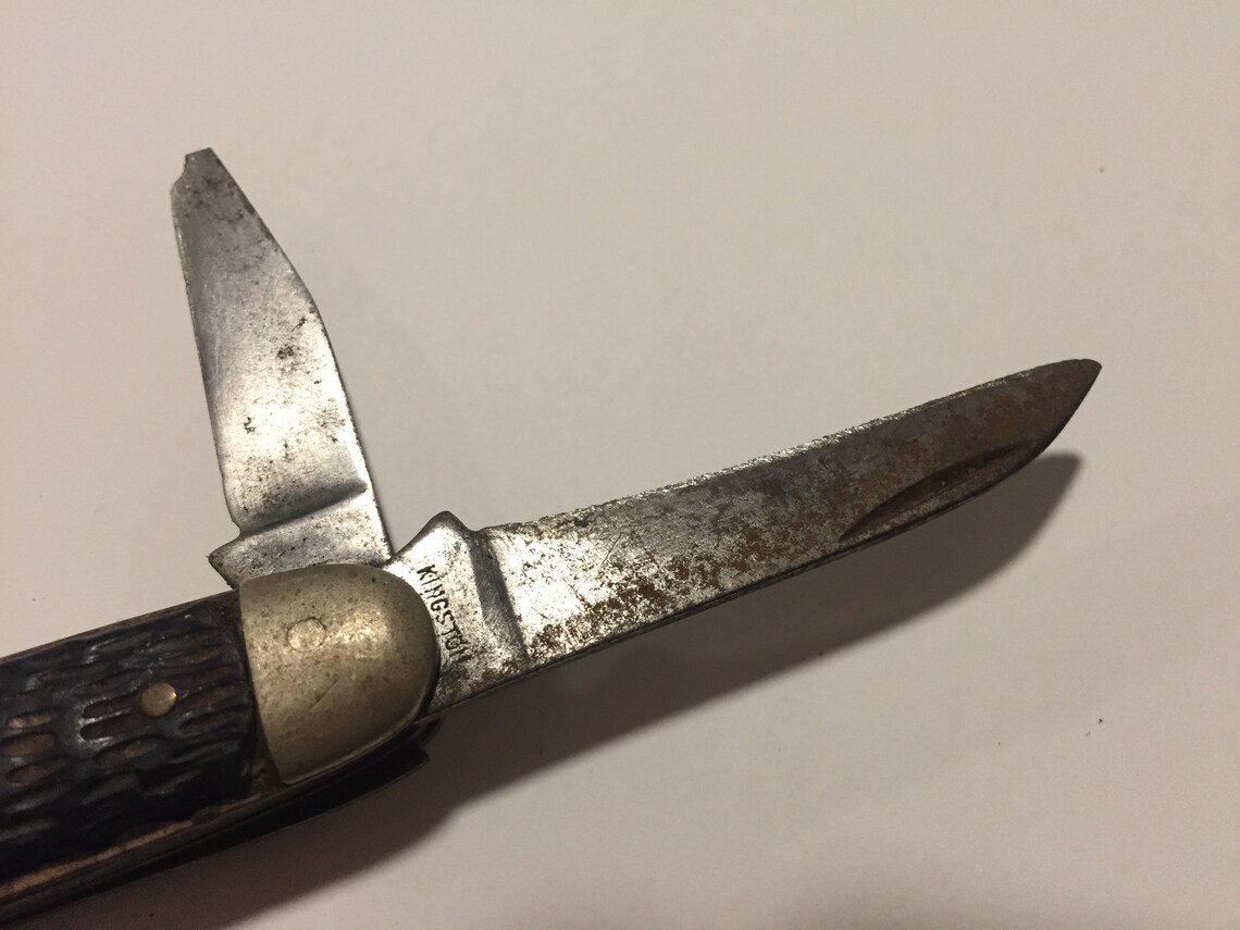 Kingston Pocket Knife Etsy