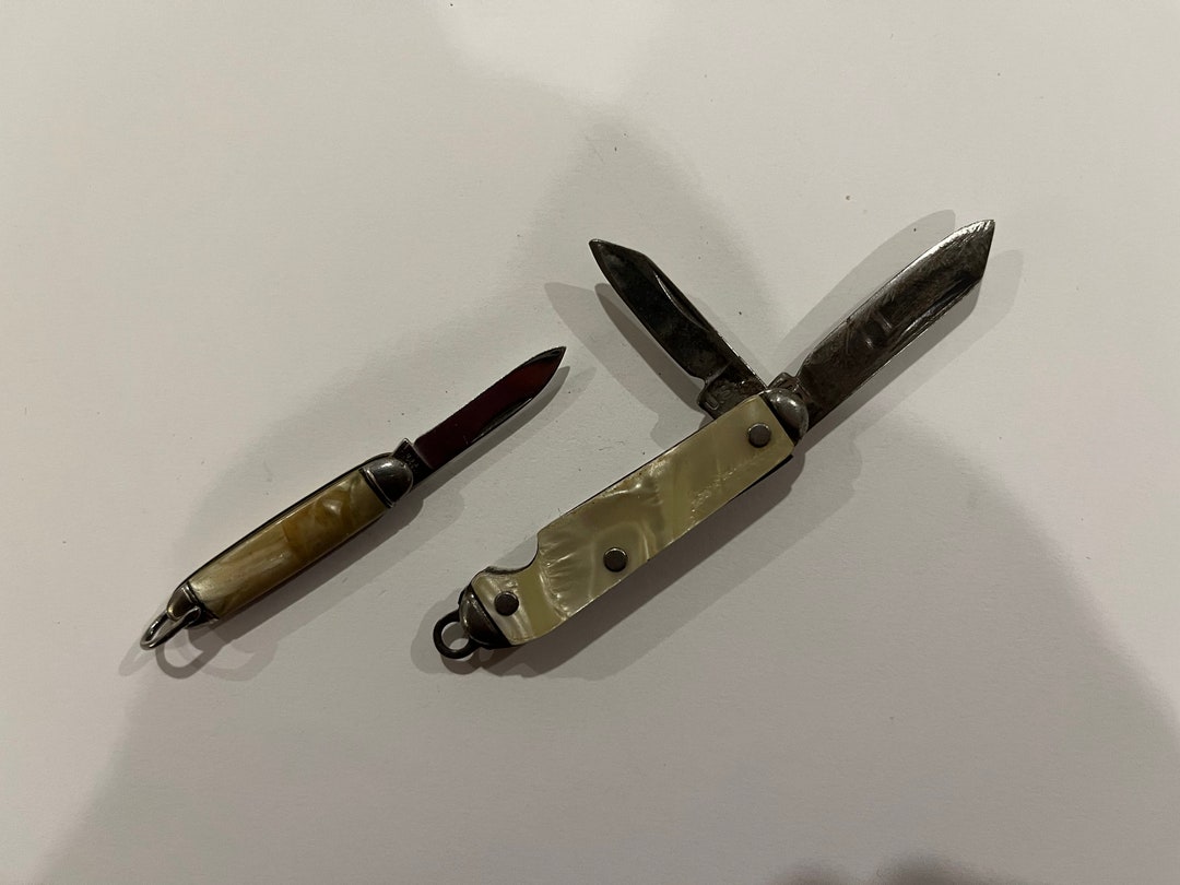Two USA Miniature Pocket Knives Etsy