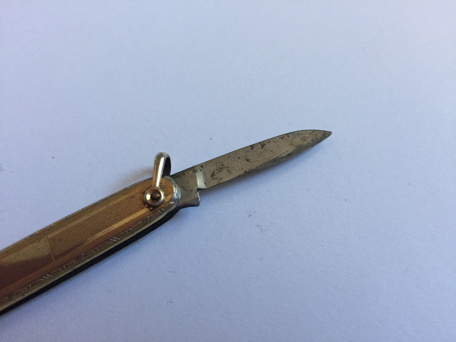 Small Pocket Knife With Initial 'M' Etsy
