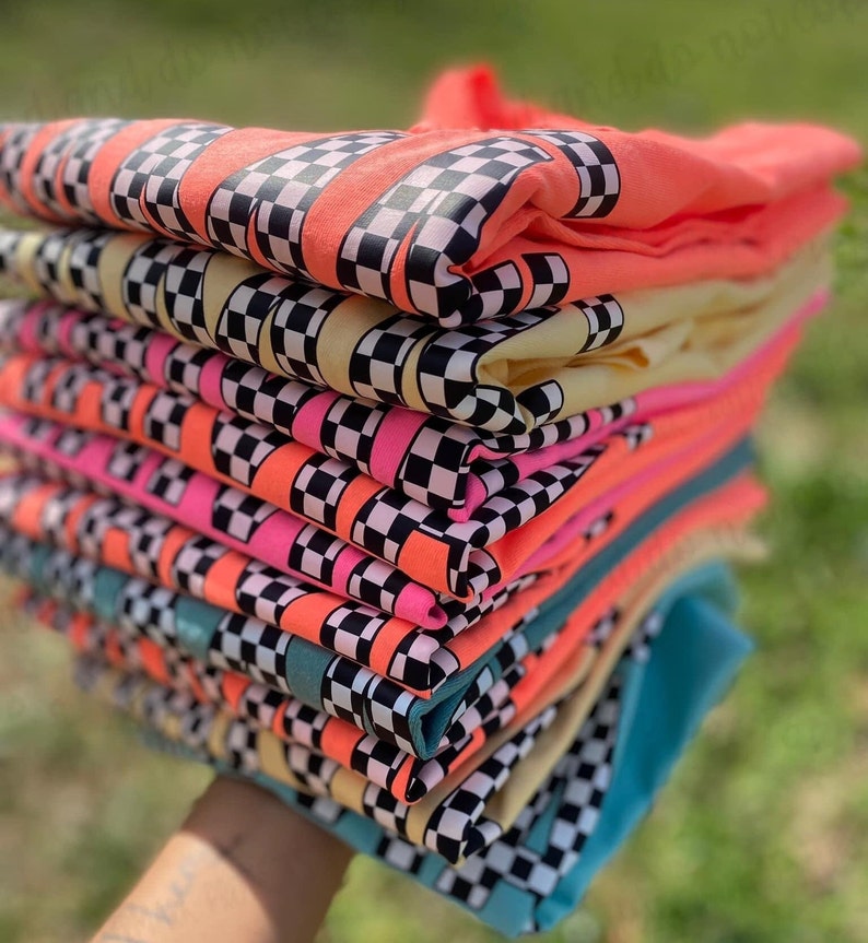 Checkered Mama Shirt: Retro Racing Mom Tee image 4