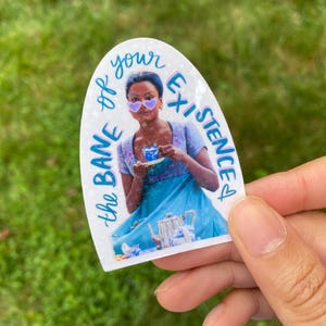 Kate Sharma Bridgerton Sticker- Sparkly/Glitter! || Waterproof Holographic Sticker || Laptop Sticker || Water bottle sticker