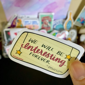 Jo Quotes Little Women 2019 Movie Greta Gerwig || Laptop Sticker || Waterproof Sticker || Waterbottle Sticker