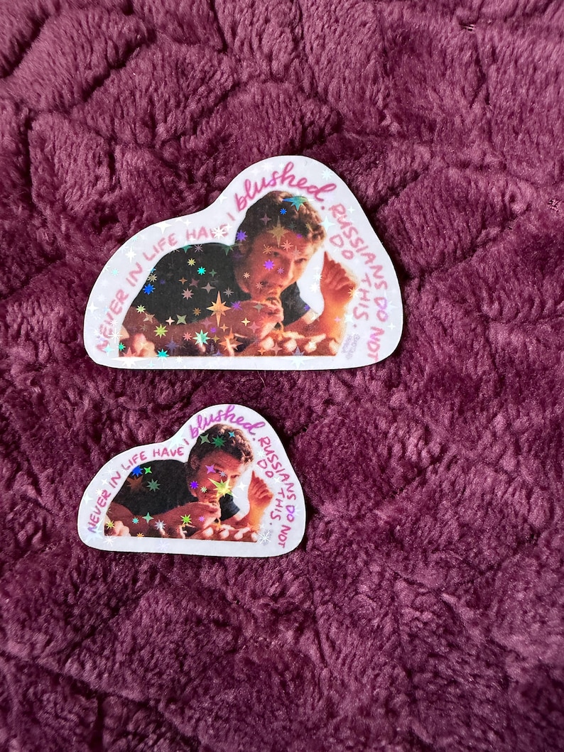 Ilya Heated Rivalry Sticker || Waterproof Holographic Sparkly Sticker ...