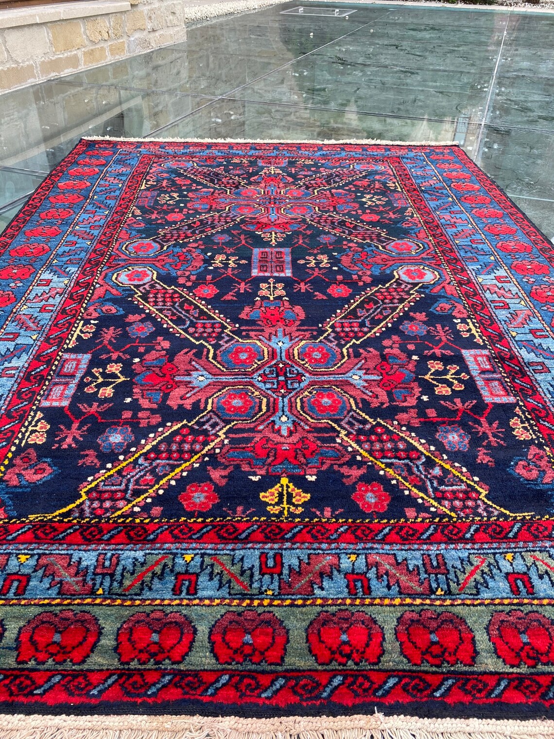 5.18f x 7.19f Azerbaijan rug Caucasian rug vintage rug turkish Etsy