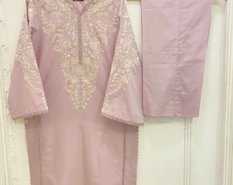 Lilac Agha noor 3 piece