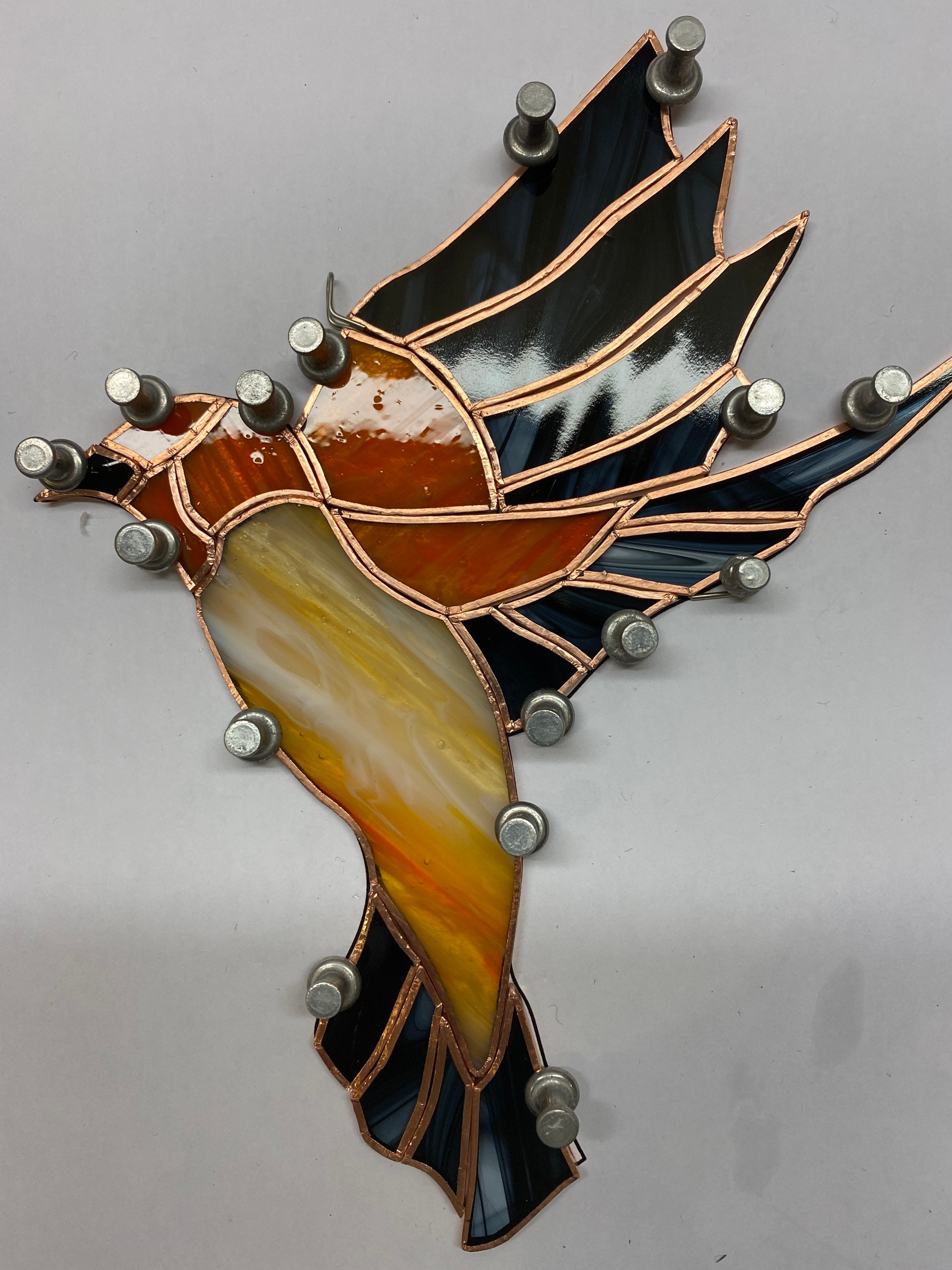 Oriole Robin Stained Glass PATTERN. BIRD Stained Glass - Etsy