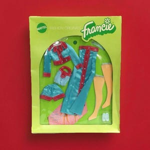 VHTF Rare Vintage Barbie 1972 Francie Doll Fashion Originals Smashin Satin 3287 NRFB