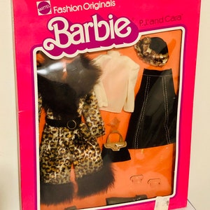 VHTF Vintage 1977 Barbie PJ Cara Doll European Dept. Store Exclusive Superstar Era Fashion Originals Coat Set 9470 NRFB