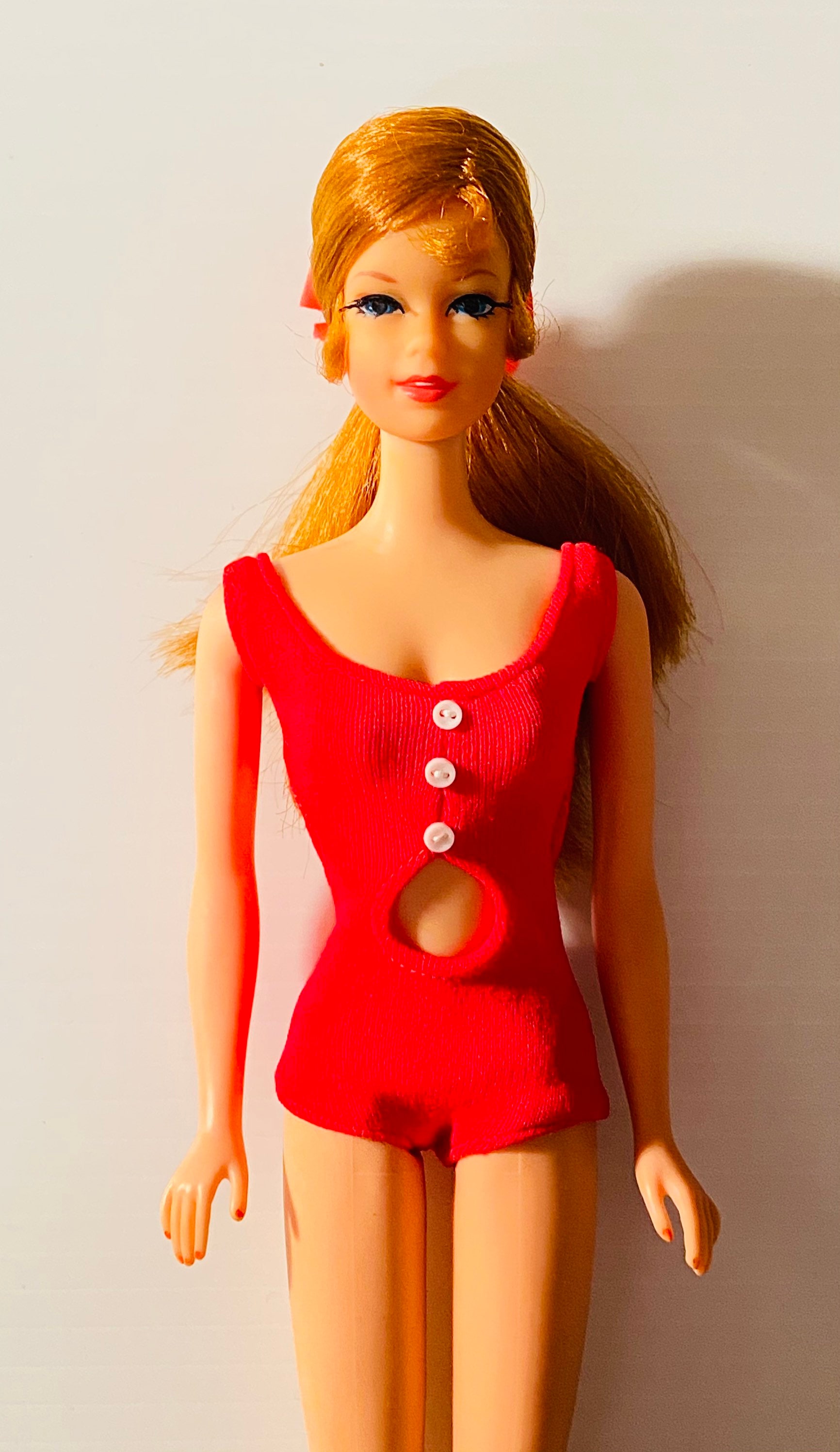 Beautiful Vintage Mod 1968 Copper Penny Redhead Twist N Turn TNT