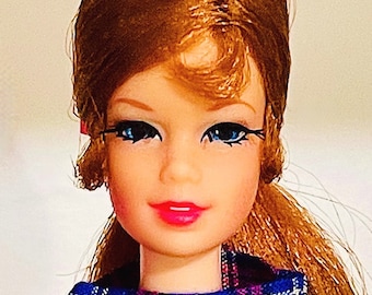 ヴィンテージBarbie Beautiful Vintage Mod 1968 Copper Penny Redhead Twist N Turn TNT