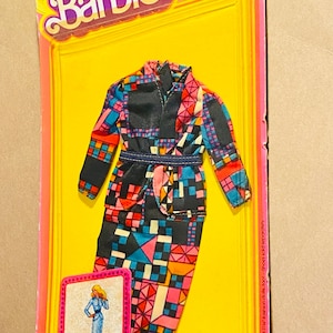 Vintage 1979 Superstar Barbie Christie PJ Fashion Collectibles 1424 Rare Variation Print NRFP