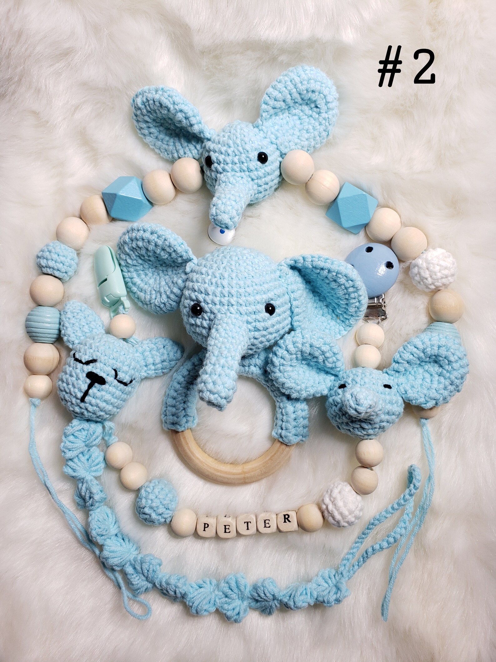 Crochet handmade baby rattles boys girls Etsy