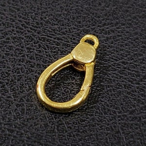 Openable Clasps 18k Gold Filled, Push Lock Clasps, Connector Findings, Diy Bracelet Connectors, Necklace Connectors, Price Per Piece