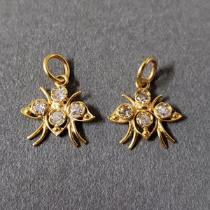 Bee Diamond Pendant, Minimalist Pendant, Sweet 16, Handmade Pendant, DIY Findings, jewelry making, bee accessories