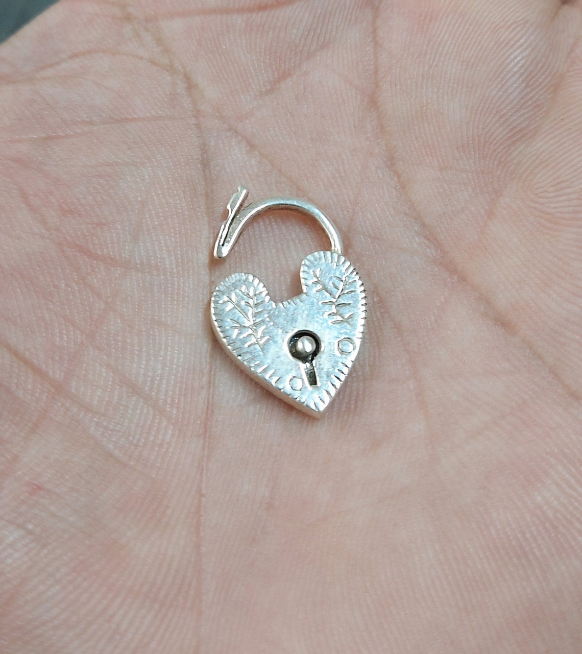 925 Heart Padlock Clasps 19 Mm 925 Silver Findings Etsy New Zealand