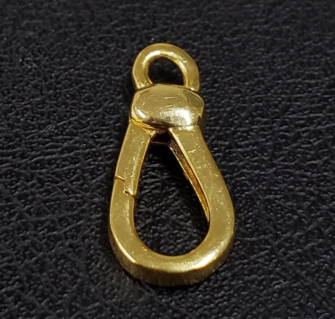 Openable Push Lock 18k Gold Filled Link Clasps, Findings, Gold Filled ...