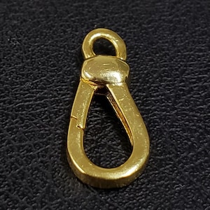 Openable Push Lock 18k Gold Filled Link Clasps, Findings, Gold Filled Findings, Bracelet Connector, Handmade Jewelry, Price Per Piece