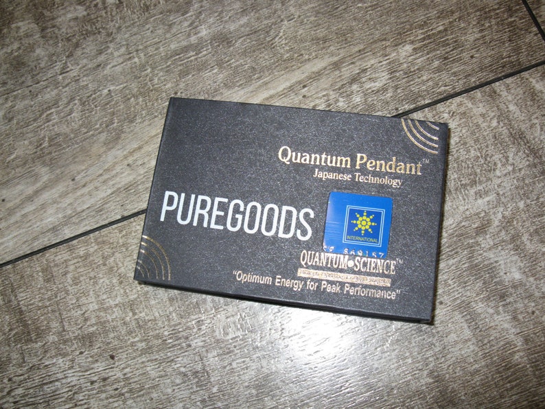 Quantum Angel Pendant REAL Scalar Black Tourmaline EMF Protection Certified Box