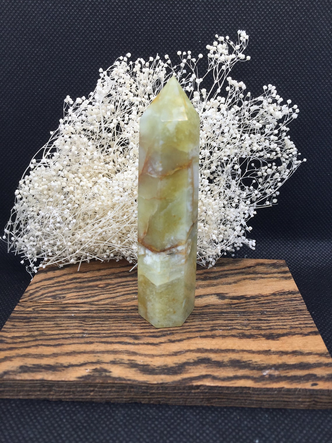 Jade Tower Crystal Point Stone of Protection Promotes Etsy