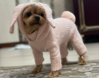 fuzzy dog sweater