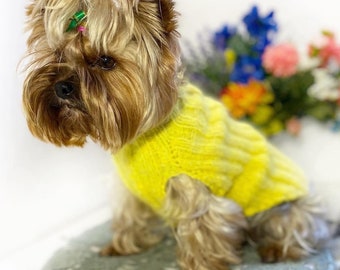 fuzzy dog sweater
