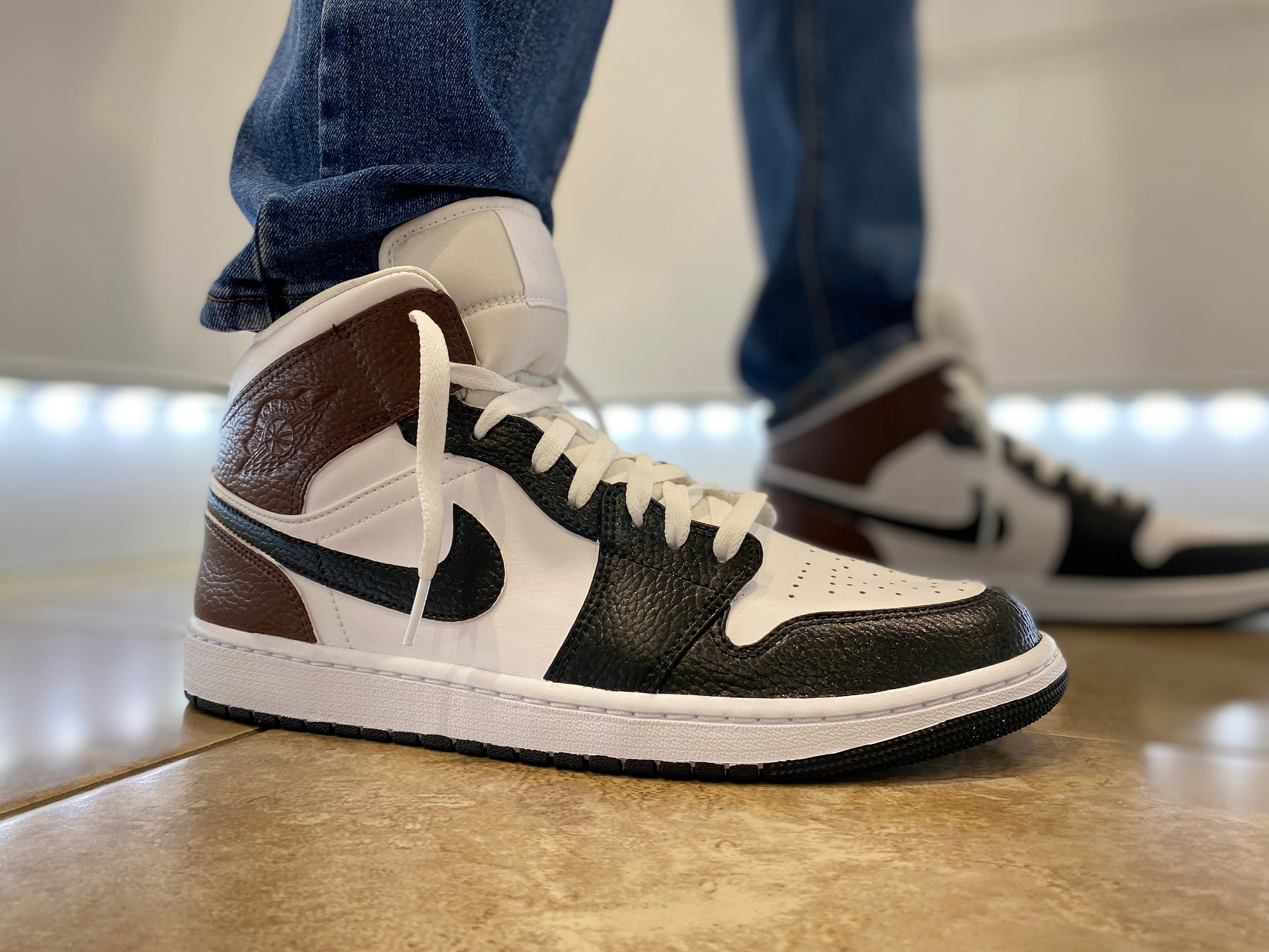 custom mocha jordan 1