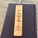 Once Upon a Time Engraved Wood Bookmark With Optional Personalization ...