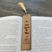 Once Upon a Time Engraved Wood Bookmark With Optional Personalization ...