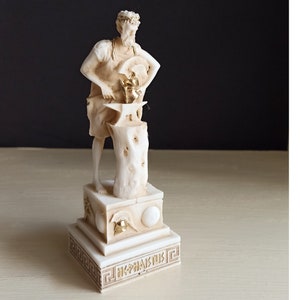 Greek Gods Statues, Hephaestus Statue, Table sculpture