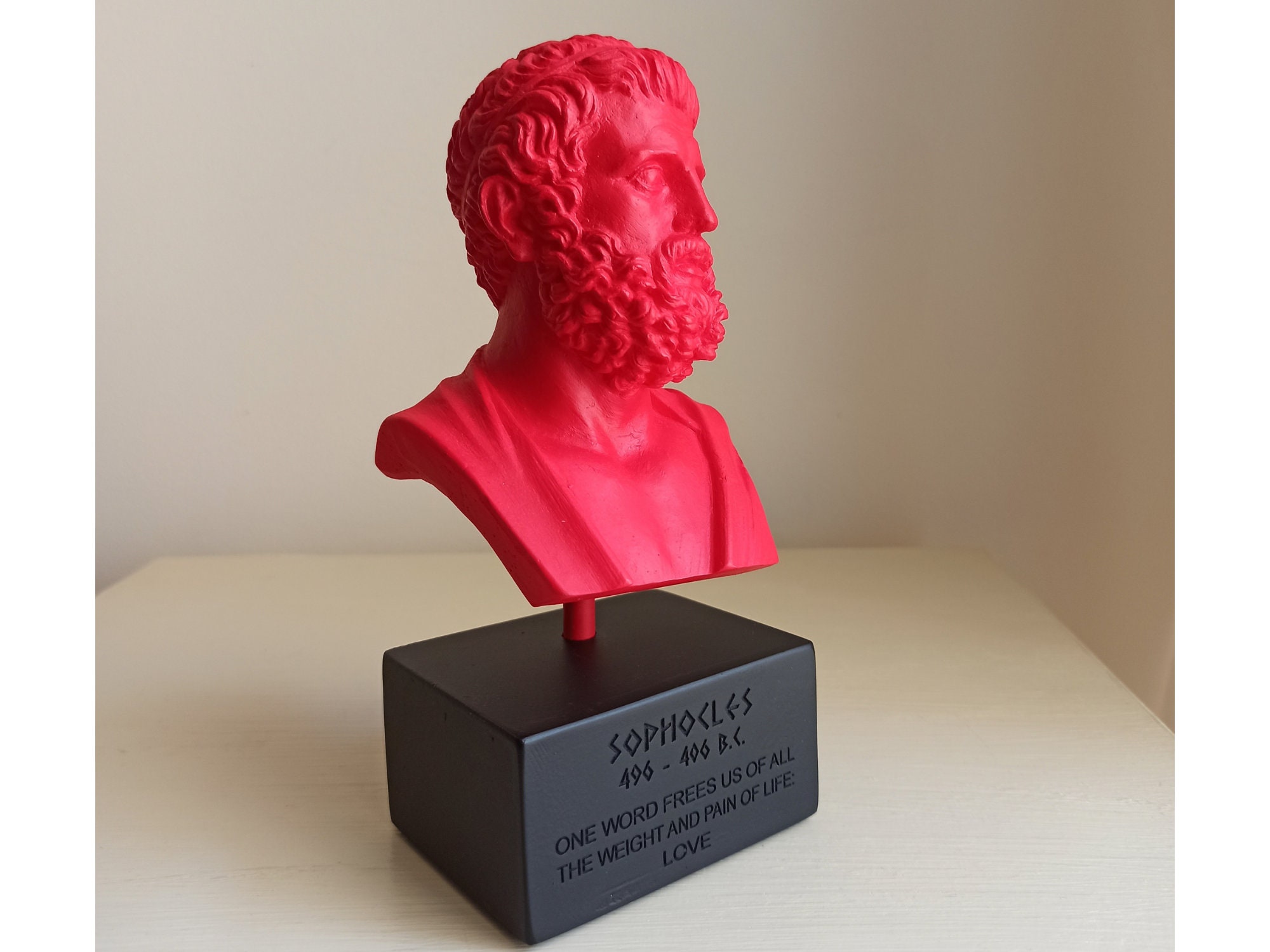 Sophocles Sculpture, Modern Sculpture, Famous Philosopher, Pop Art