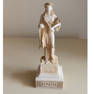 Demeter statue, Table sculptures, Unique Gift