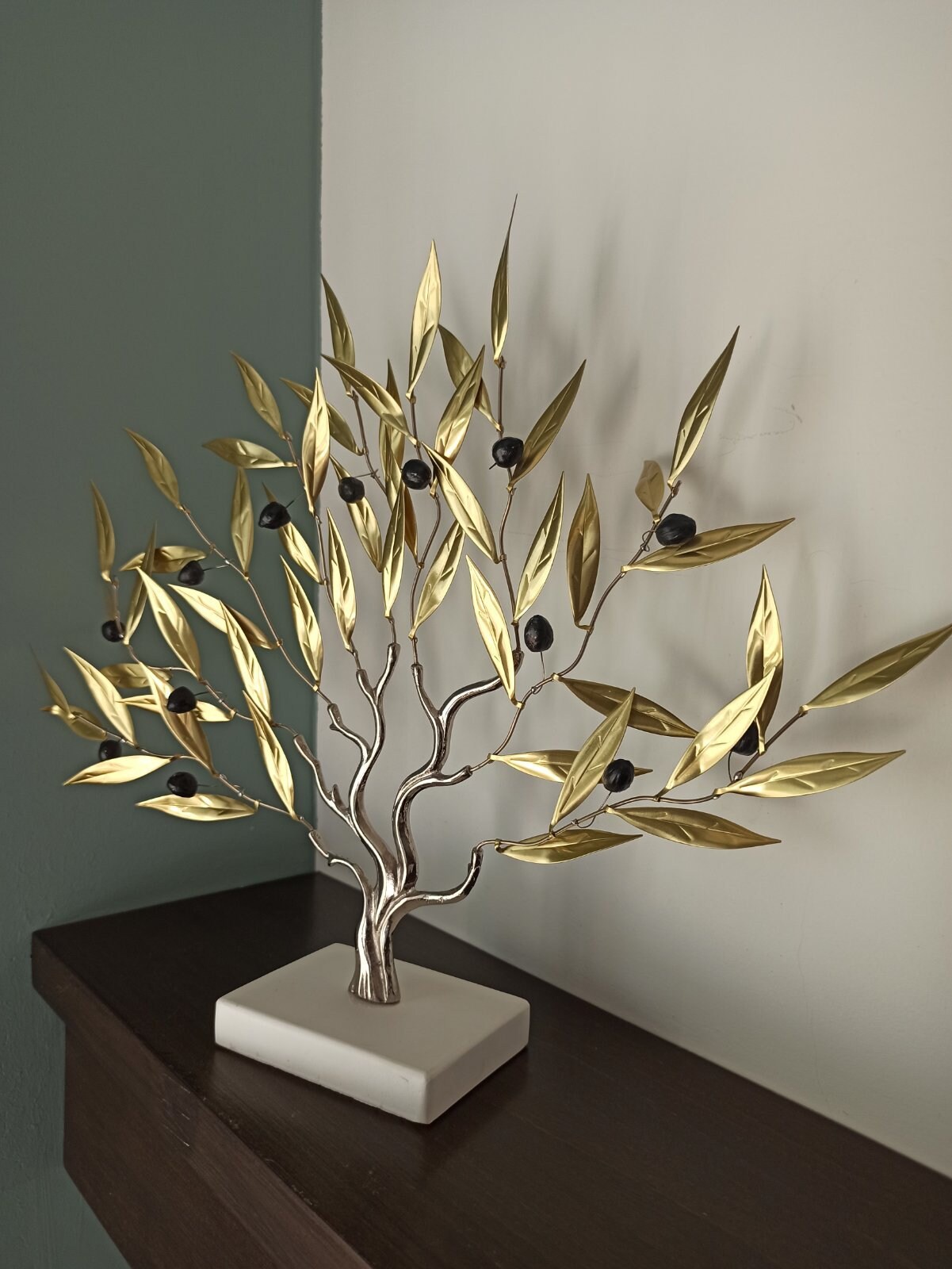 Olive Tree, Greek Handmade Art Gift, Interior Decoration