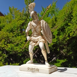 Spartan Worrior Statue, Ancient Greek Art, Interior Decorating
