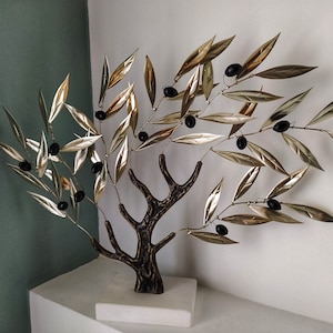 Olive Tree, Greek Handmade Art Gift, Interior Decoration