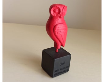 Owl Statue, Interior Decorating, Art Gift