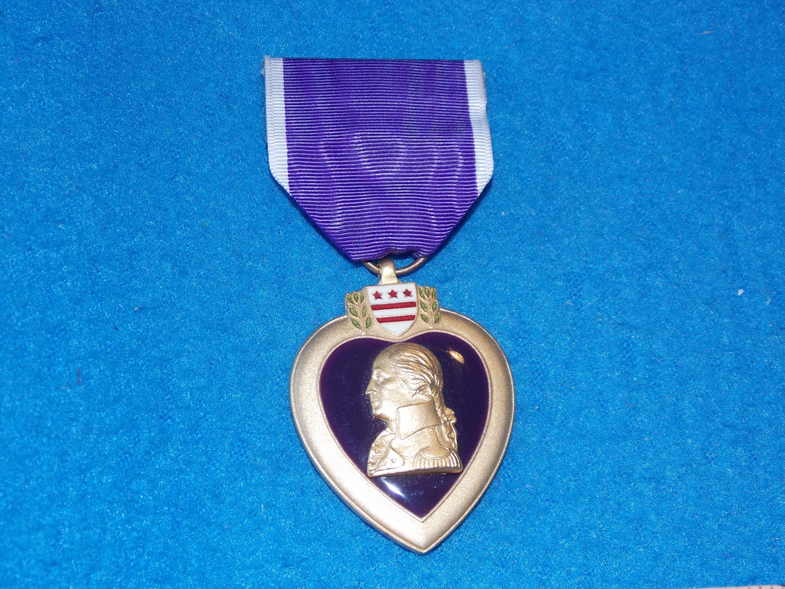 Vintage U.S. military Purple Heart Medal Full Size Etsy