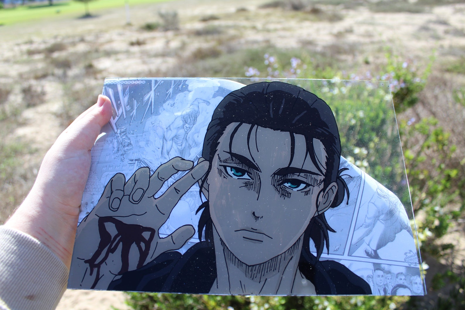 eren yeager painting