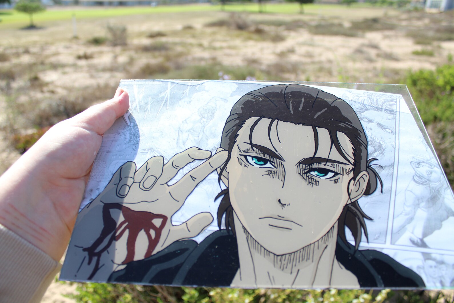 eren yeager painting