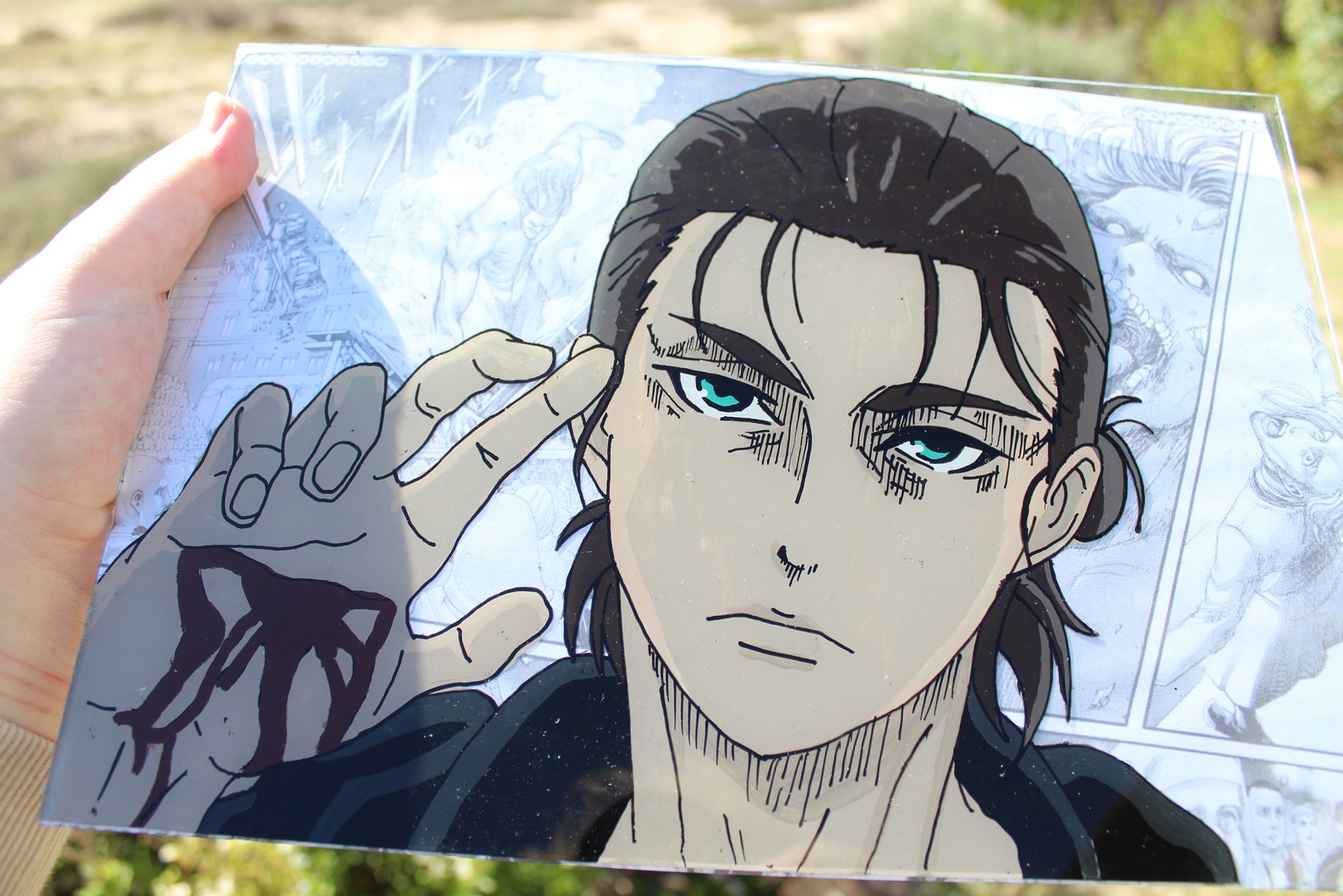 eren yeager painting