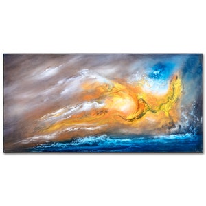 Mural Abstract, Oil on Canvas, Painting, Abstract Art