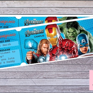 Sofortiger PDF-Download, Disneyland Avengers-Campus-Andenken, Überraschungsreise, einfach anpassen, Personalisierung, zu Hause drucken