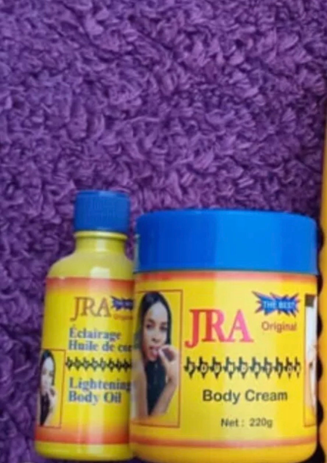 JRA Original Whitening Cream 220g and Oil Powerful Whitening Etsy