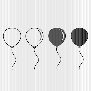 Balloons svg, Balloons, Party svg, party balloons svg, celebration svg, party decor, congratulations svg, png, balloons eps, birthday card