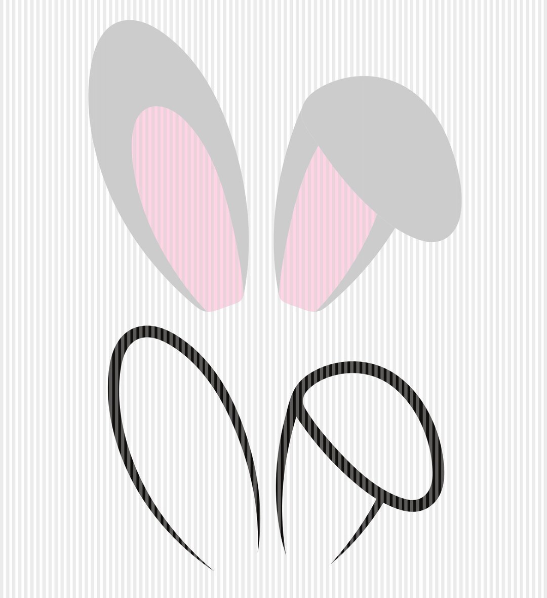 Bunny Ears Svg, Easter Bunny Svg, Easter Svg, Rabbit Ears Svg, Bunny
