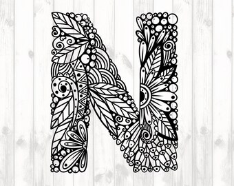 Download Mandala N Svg Etsy