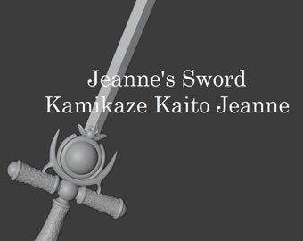 Jeannes’s Sword - Kamikaze Kaito Jeanne - STL-File pour l’impression 3D