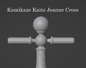 Jeanne’s Cross - Kamikaze Kaito Jeanne - STL-File pour l’impression 3D