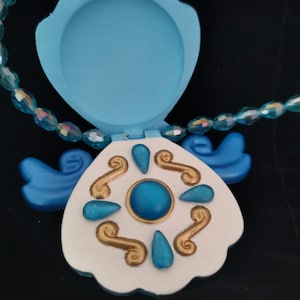 Mermaid Melody brooch - STL-File for 3D Printing