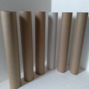 Cardboard Craft Tubes Choose Your Amount Thick Sturdy Multi Use