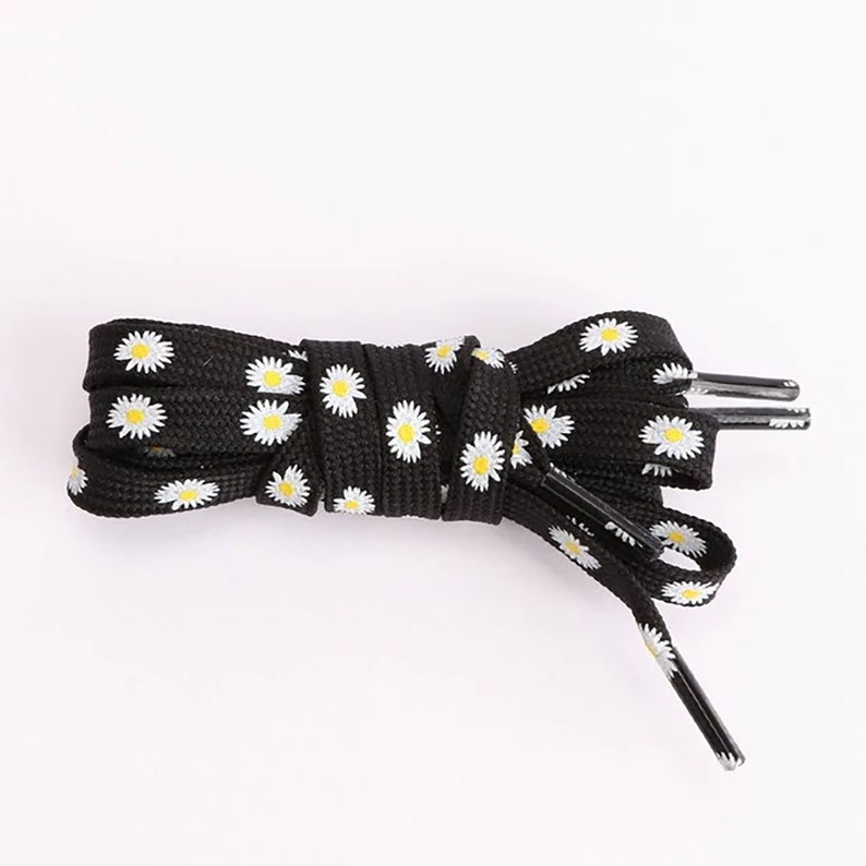 floral shoe laces
